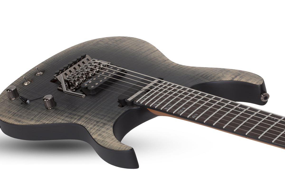 Schecter Banshee Mach-7 FR S In Fallout Burst - Andertons Music Co.